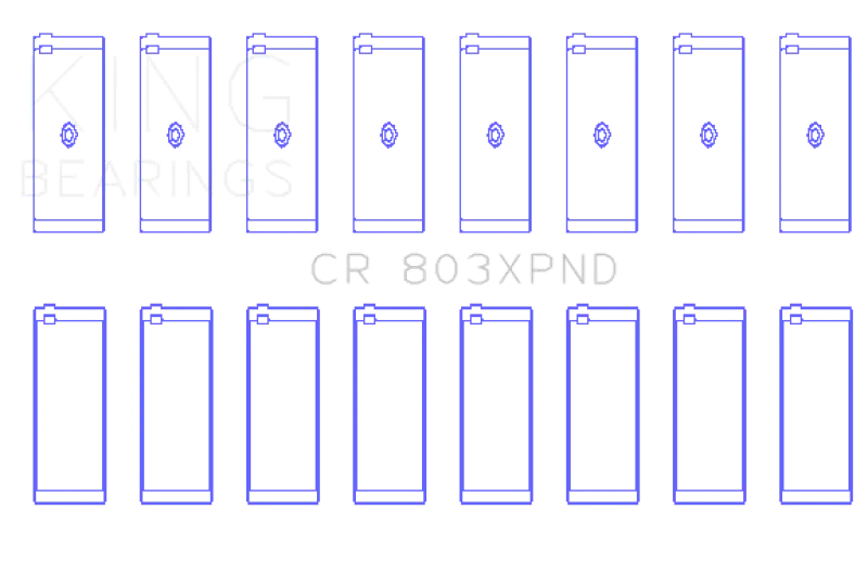 King Chevrolet Sbc 265Ci/283Ci/327Ci Performance Rod Bearing Set 1