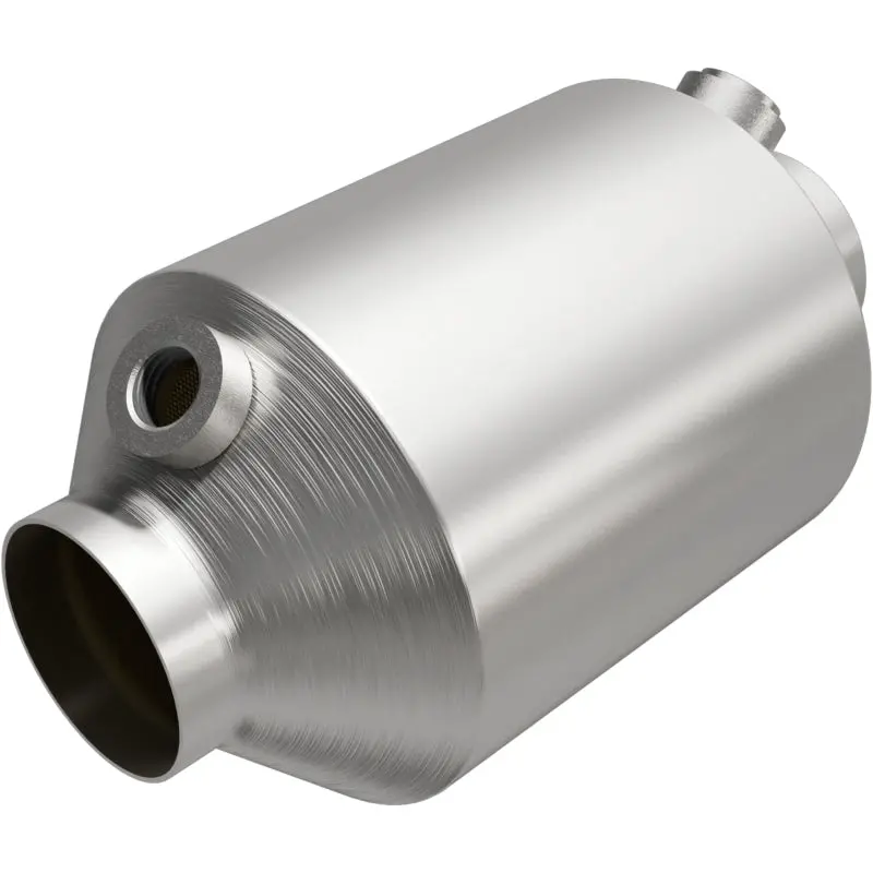 Magnaflow Universal 2.5" Catalytic Converter – Spun Stainless Steel, 5" Canister, O2 Sensor Compatible 1