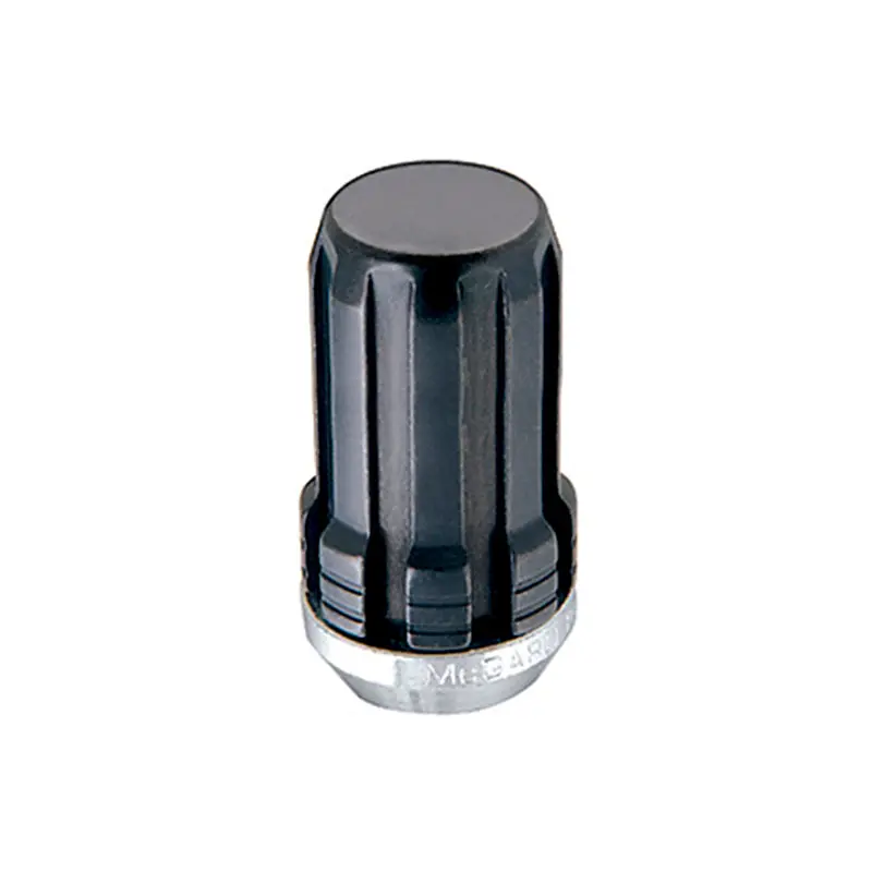 Mcgard Spline-Drive Lug Nuts – Cone Seat, 1/2"-20 Thread, 1.60" Length, Black Anodized (4-Pack + Required Tool) 2