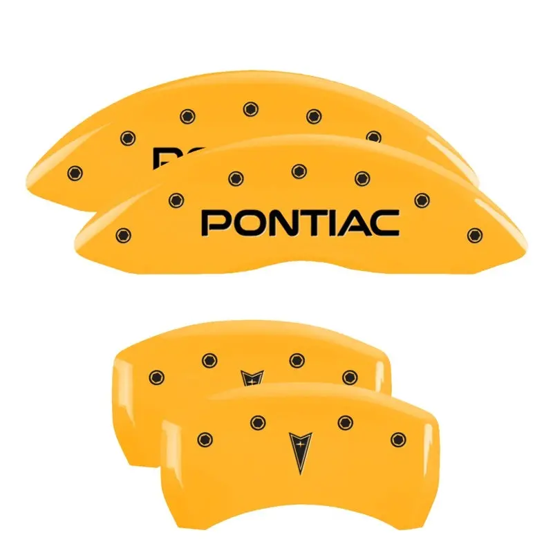 Mgp Engraved 4-Piston Caliper Covers – Yellow-Arrow Design For 2001 Pontiac Firebird 1