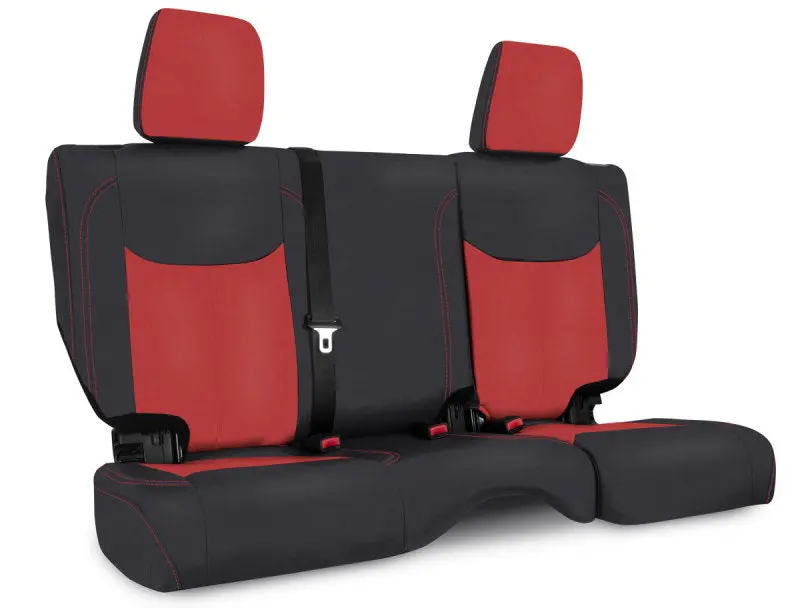 Prp Black & Red Rear Seat Cover – 2013–2018 Jeep Wrangler Jk (2-Door) 1