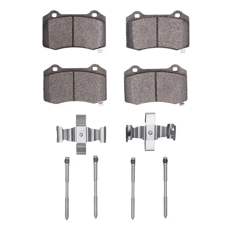 R1 Rear Performance Brake Pad & Hardware Kit For 2018–2025 Dodge Durango – Optimized For Off-Road And Towing 1