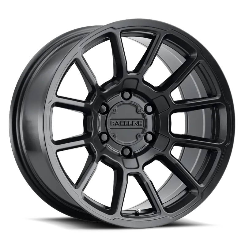 Raceline 950B Satin Black Alloy Wheel — 17X8.5", 5X127 Bolt Pattern, Zero Offset, 78.1Mm Bore 1