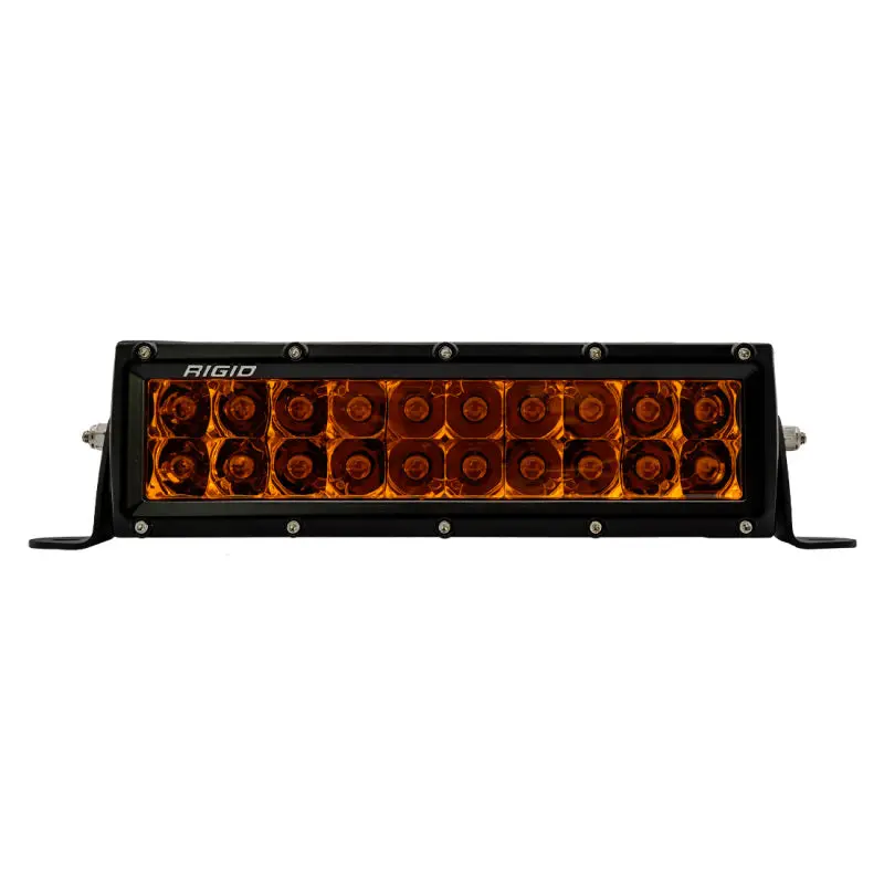 Rigid Industries E-Series 10-Inch Spot Led Light Bar With Amber Pro Lens 1