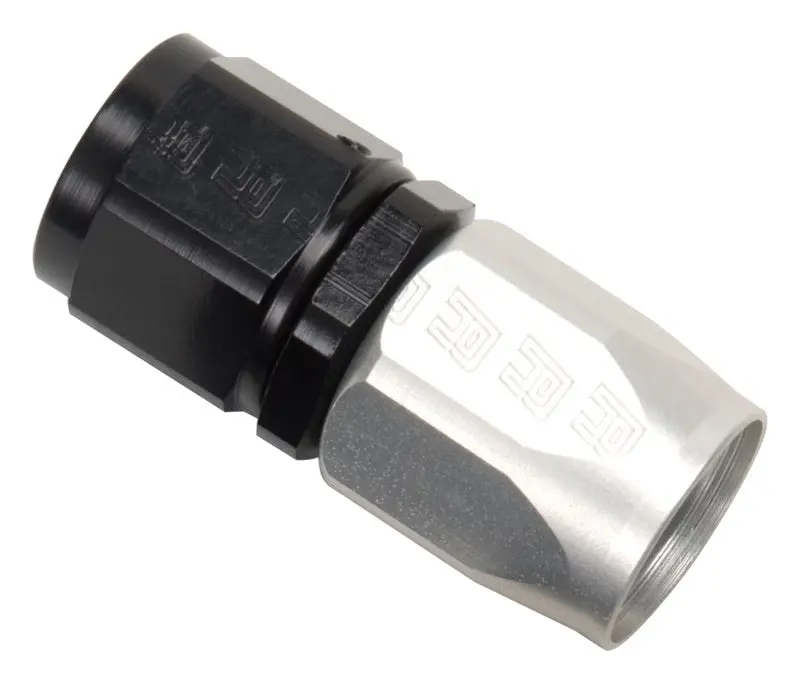 Russell Performance -10 An Black/Silver Straight Full Flow Hose End 1