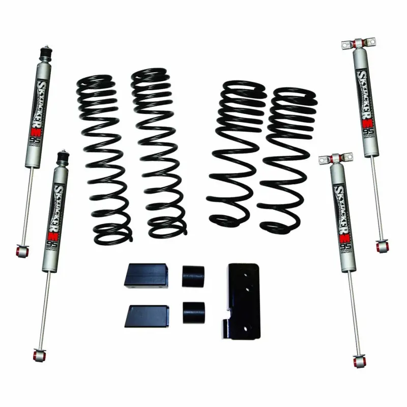 Skyjacker Long-Travel Lift Kit For 2007–2018 Jeep Wrangler Jk 2-Door 4Wd – 2 To 2.5 Inches With M95 Monotube Shocks 1