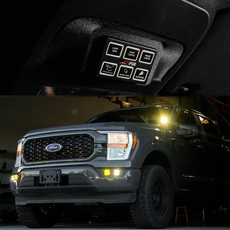 Spod Mini 6-Channel Vehicle-Specific Power Distribution Kit – Designed For 2021+ Ford F-150 1