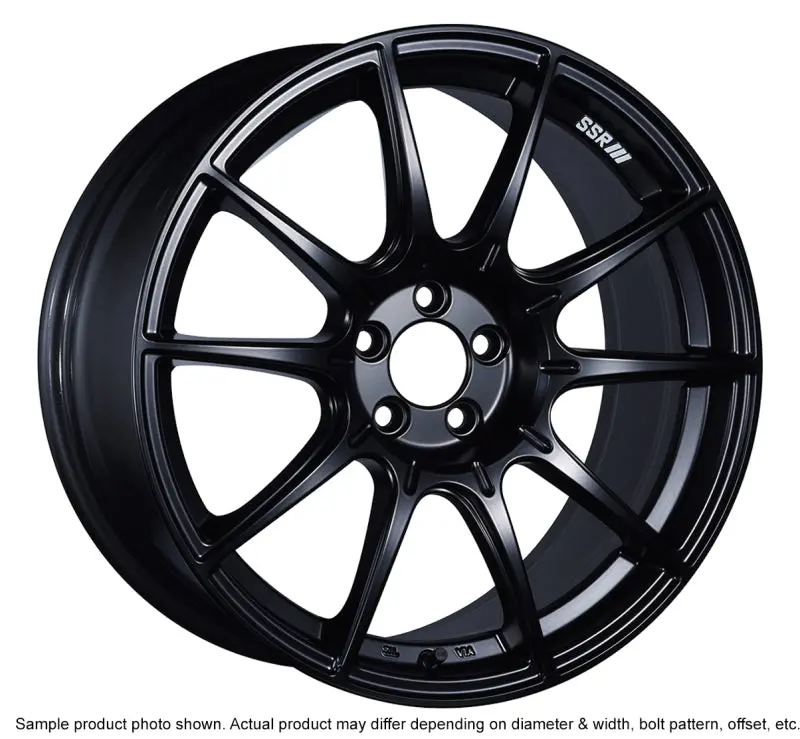 Ssr Gtx01 Forged Alloy Wheel – 18X8.5 Inches, 5X100 Bolt Pattern, 44Mm Offset, Flat Black Finish (Fits 2002–2005 Subaru Wrx) 1