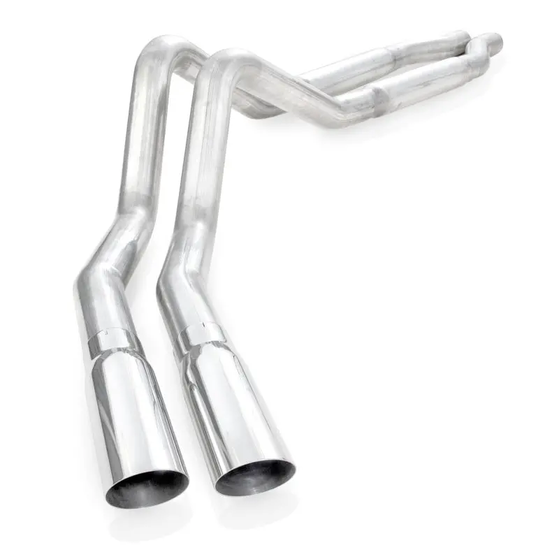 Stainless Works 3-Inch S-Tube Muffler Exhaust System For 2011–2014 Ford F-150 5.0L – Rear Passenger-Side Exit 1