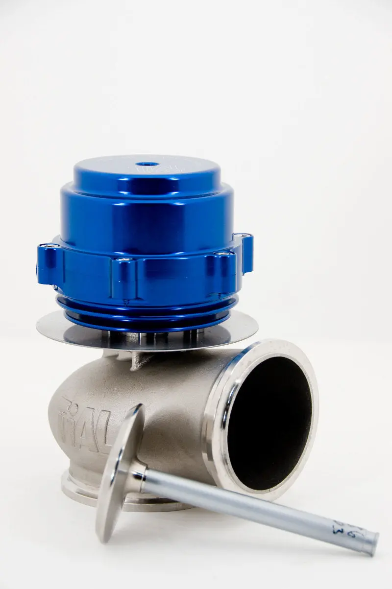 Tial Sport V60 Wastegate 60Mm .374 Bar (5.43 Psi) W/Clamps - Blue 1