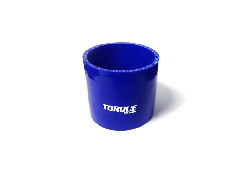 Torque Solution Universal 2.25-Inch Blue Silicone Straight Coupler 1