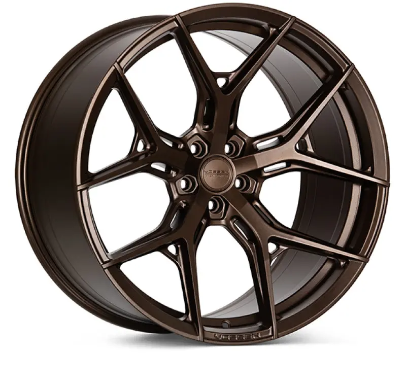 Vossen Hf5 Forged Alloy Wheel – 22X9.5", Et15, 5X112, Satin Bronze Finish 1