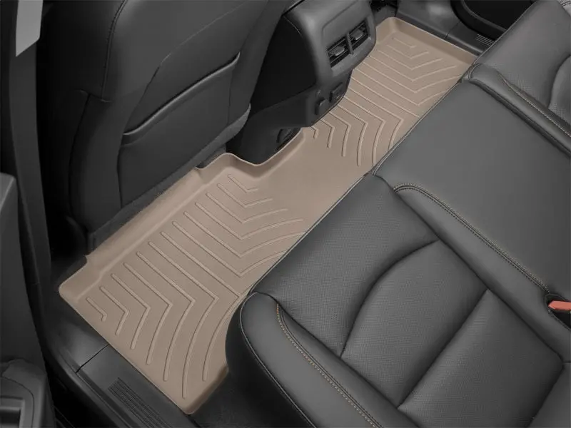 Weathertech 2019+ Audi Q5 Rear 2Nd Row (2-Piece Floor Liner)- Tan 1