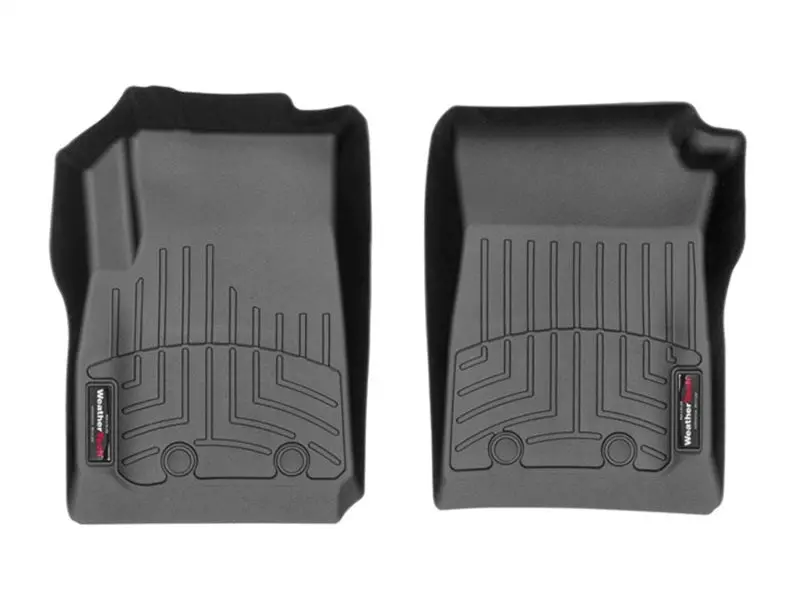 Weathertech Front Floorliner – Black Vinyl-Floor Specific Fit For 2015+ Chevrolet Colorado Extended Cab 1