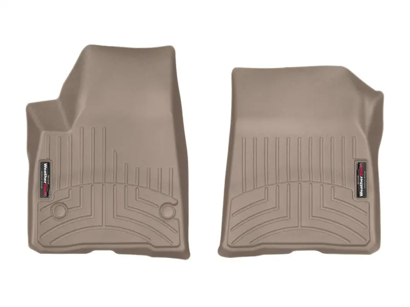 Weathertech Front Floorliner – Tan Custom Fit For 2017+ Gmc Acadia & Acadia Denali 1