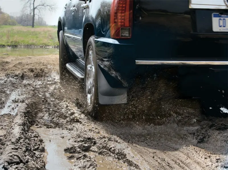 Weathertech No-Drill Mud Flaps For 1999–2007 Ford Super Duty F-Series – Black 1