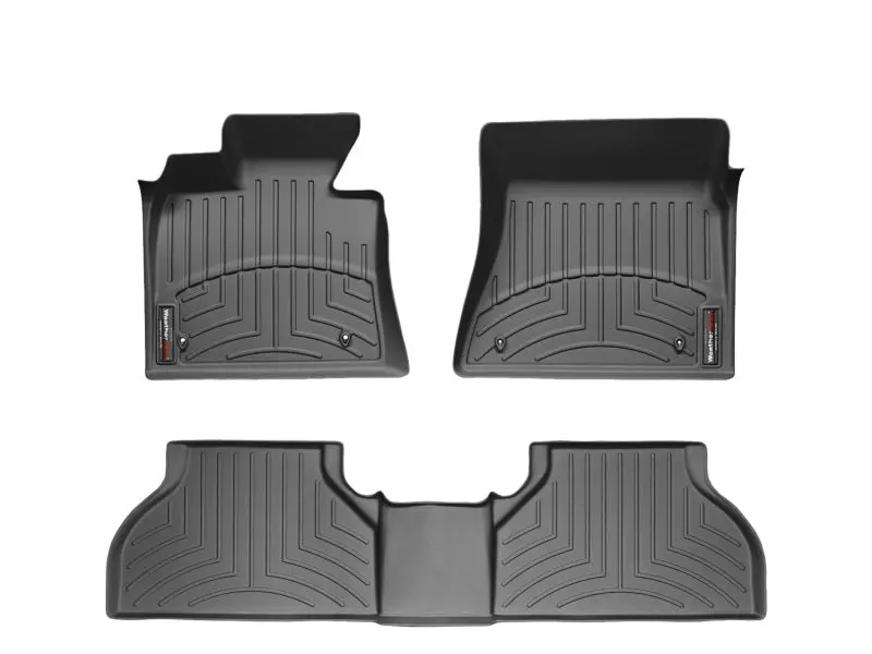 Weathertech Rear Floorliner – Black Custom Molded Interior Protection 1