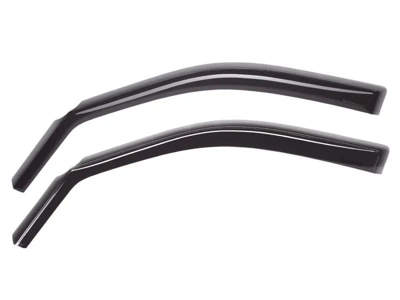 Weathertech Window Deflectors For 2014+ Chevrolet Silverado – Front Side, Dark Smoke Tint 1