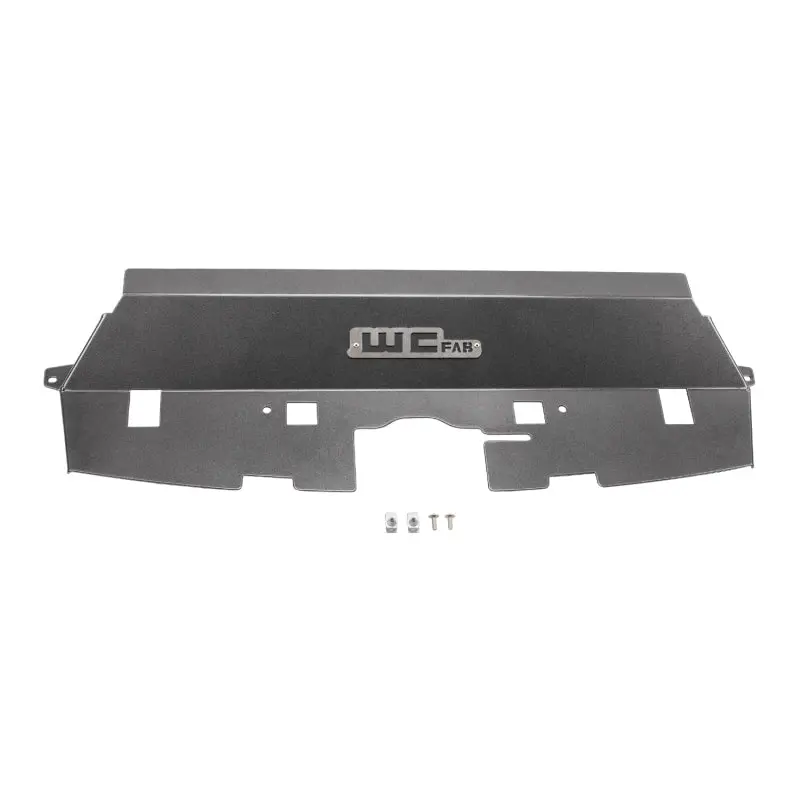 Wehrli Gloss-Black Aluminum Radiator Cover For 2013–2018 Cummins Diesel Applications 1