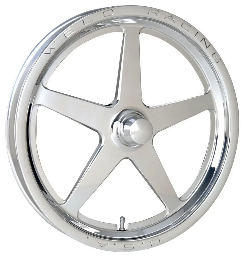 Weld Alumastar One-Piece Drag Wheel – 17X3.5 Inches, Polished Finish, Compatible With Strange Spindles And Bp Hub, 1.75-Inch Backspace (Non-Beadlock) 1
