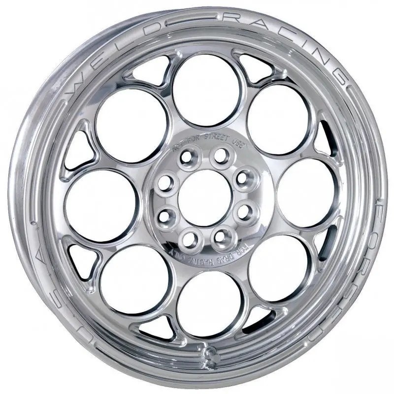 Weld Magnum Import Double-Beadlock Wheel – 13X11", 4X100Mm Bolt Pattern, 4.25" Backspace, Polished Finish 1