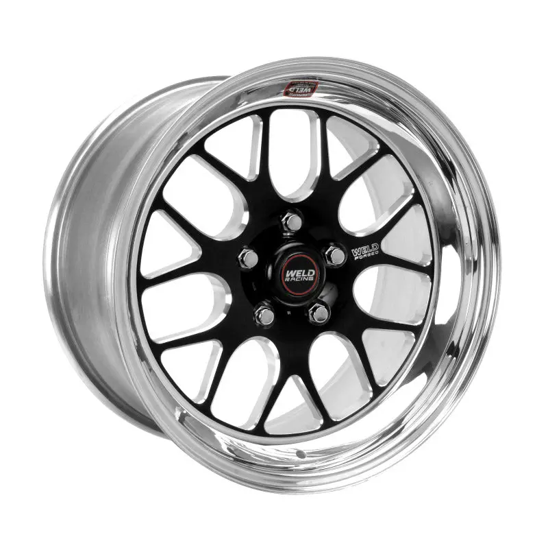 Weld S77 17X10.5 / 5X4.75 Bp / 7.8In. Bs Black Wheel (Medium Pad) - Non-Beadlock 1