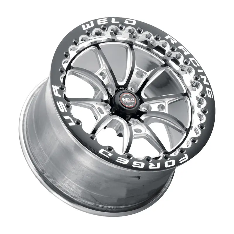 Weld S80 17X10 / 5X4.5 Bp / 8.0In. Bs (64Mm Offset) Black Wheel 3.18 Id (Low Pad) - Single Beadlock 1