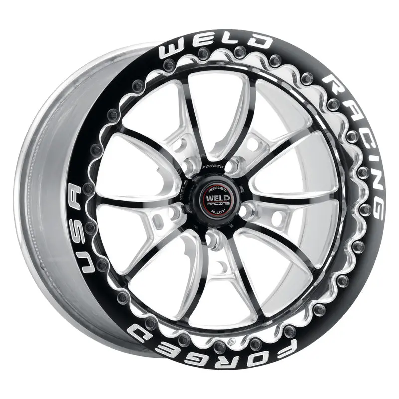 Weld S80 17X10 / 5X4.5 Bp / 8.0In. Bs (64Mm Offset) Black Wheel 3.18 Id (Low Pad) - Single Beadlock 2