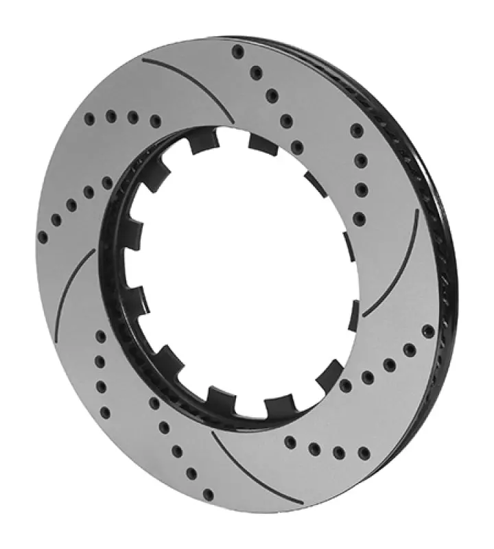 Wilwood 1500-Series Drilled Front Rotor – 12.19-Inch Diameter, Uncoated Surface 1