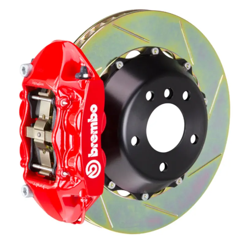 Brembo Gt Big Brake Kit For 2009–2016 Porsche Panamera – Rear, 4-Piston Calipers, 380×28Mm Slotted 2-Piece Rotors 1