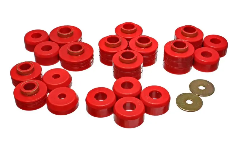 Energy Suspension 83-88 Ford Explorer/Bronco Ii 2Wd / 84-90 Explorer/Bronco Ii 4Wd Red Body Mount Se 1