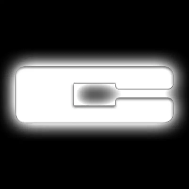 Oracle Lighting Universal Illuminated Led Letter Badges - Matte White Surface Finish - C 1